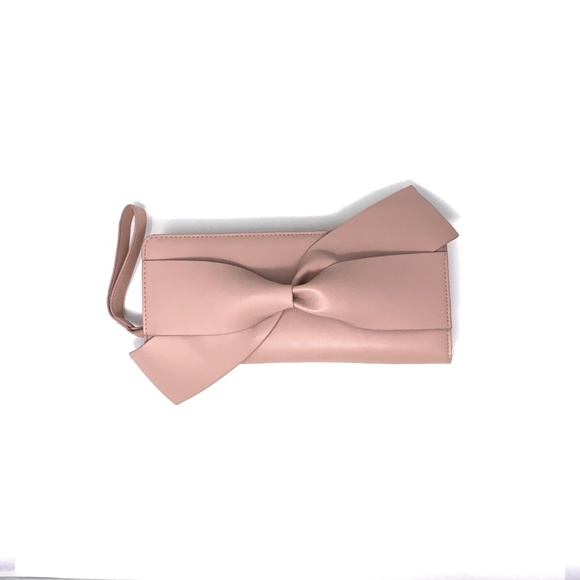 and Bowtie Wallet Zipper Pink - Picture 2 of 7